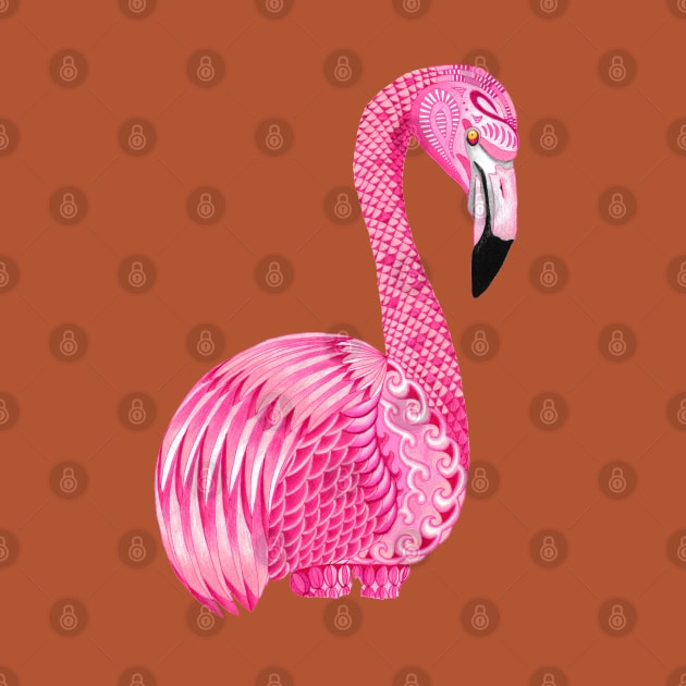 Pink Flamingo Totem Animal by FreeSpiritMeg