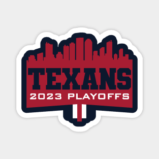 Texans 2023 Playoffs Magnet