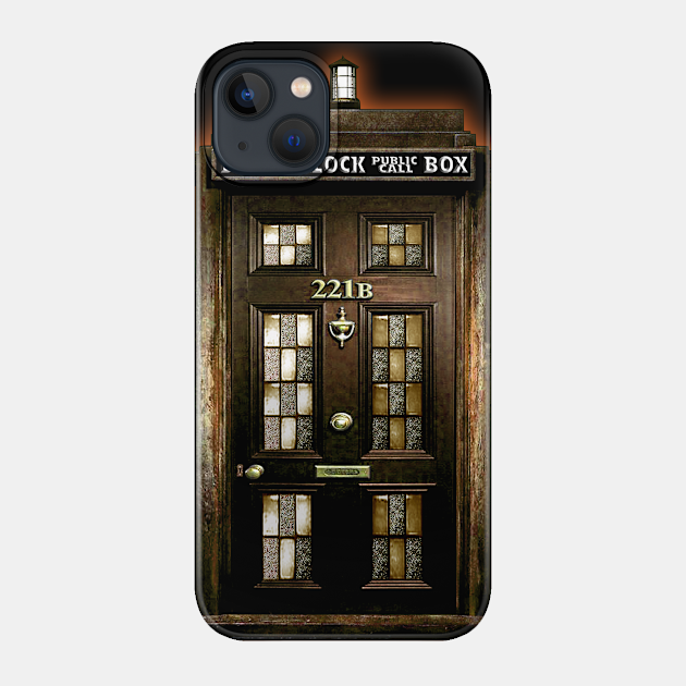 Doctor sherlock public call box - Tardis - Phone Case