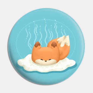 Sunny Side Up Fox Pin