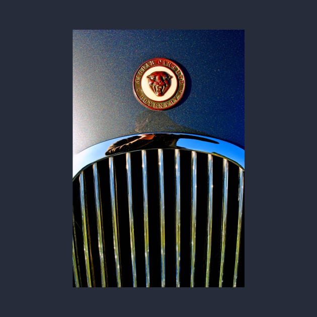 Classic British Jag Front View by AndyEvansPhotos