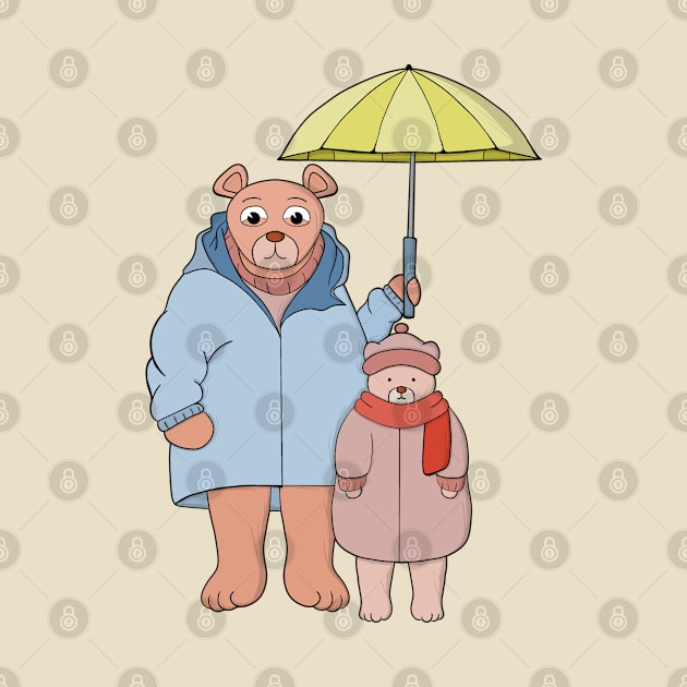 Kindness Bear Daddy Cute Dad Father by DiegoCarvalho