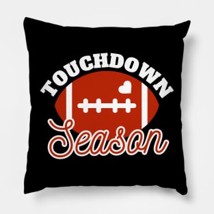 Touchdown Season Funny American Football Mom Pillow