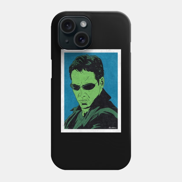 NEO - The Matrix (Pop Art) Phone Case by Famous Weirdos