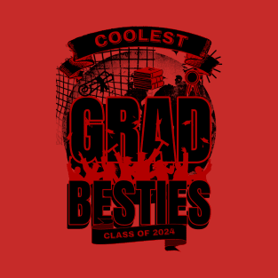 COOLEST GRAD BESTIES CLASS OF 2024 GRADUATION T-Shirt