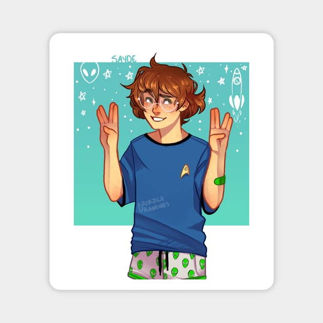 Pidge Gunderson Magnet by drizzledrawings