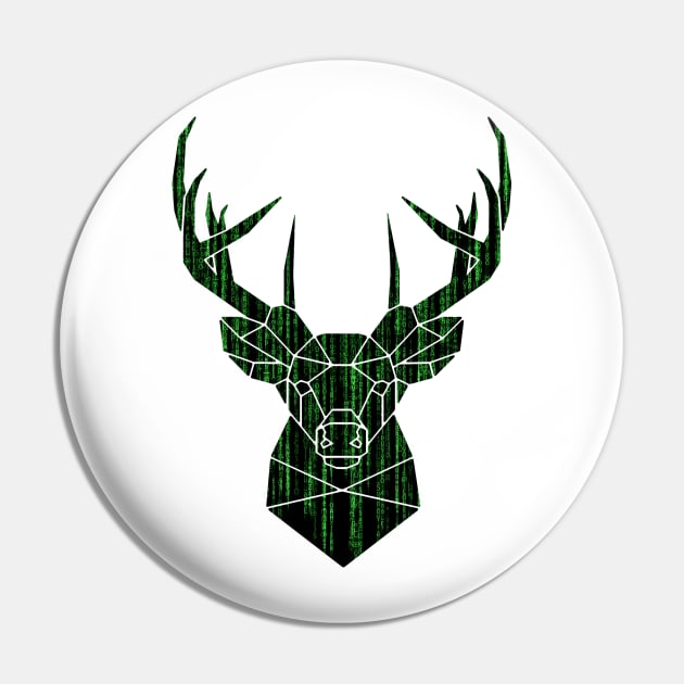 Deer head Pin by GoshaDron