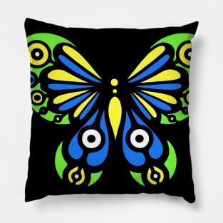 Psychedelic Butterfly Pillow