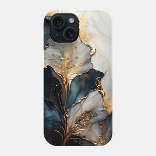 Pearl Lilies in Bloom - Resin Art Phone Case