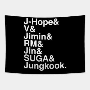 BTS Band Name List Tapestry