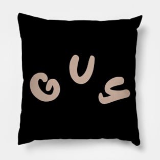 Guy word retro aesthetic Pillow