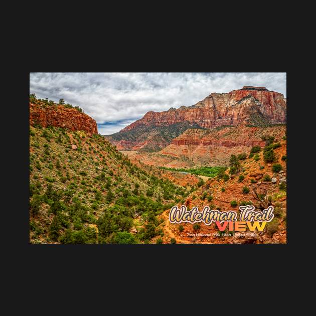 Watchman Trail View Zion National Park by Gestalt Imagery