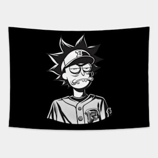 Interdimensional Hit Rick, Morty Orioles Tapestry