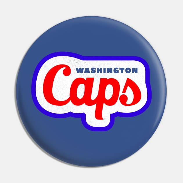 Defunct Washington Caps Basketball 1969 Pin by LocalZonly