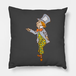 Businessman - Lewis Carroll Design Pillow