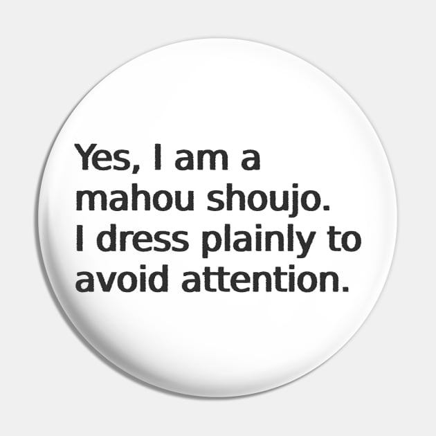 Yes, I am a mahou shoujo Pin by findingNull