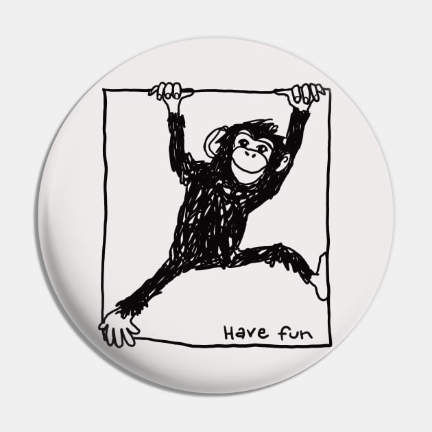 funny monkey having fun Pin by PrincessbettyDesign