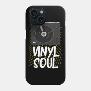 Vinyl Soul Record Turntable DJ Phone Case