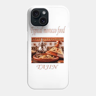 T-shirt, typical Moroccan Tajin food, traditional vegetable food Phone Case