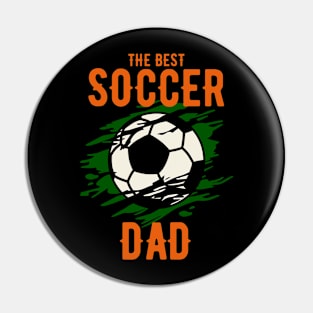 The Best Soccer Dad Pin