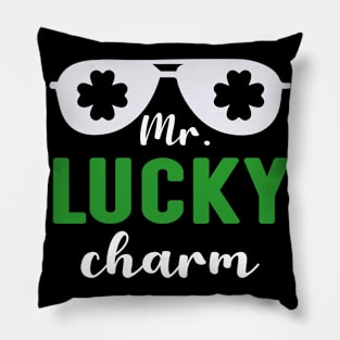 Mr Lucky Charm - st Patrick's day Pillow