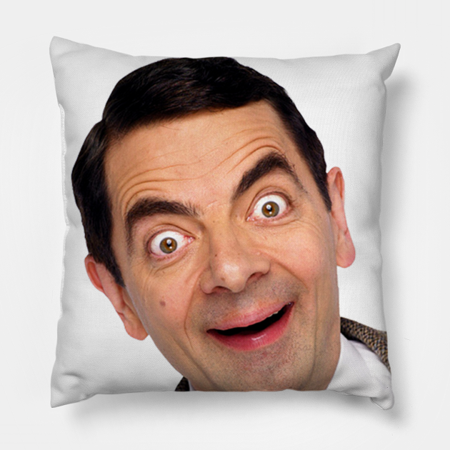 Mr Bean. Funny Mr. Bean with big eyes, grimace and smile. Mr Bean