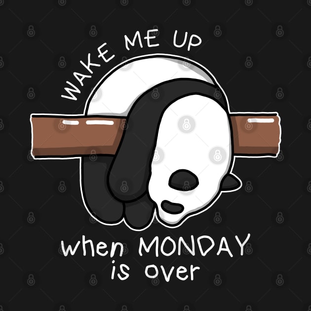 Wake Me Up When Monday Is Over by Luna Illustration