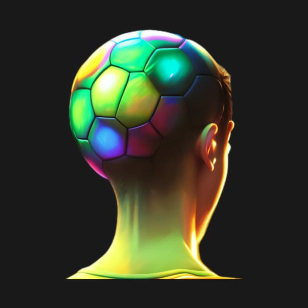 Football Head Neon by Shadowbyte91