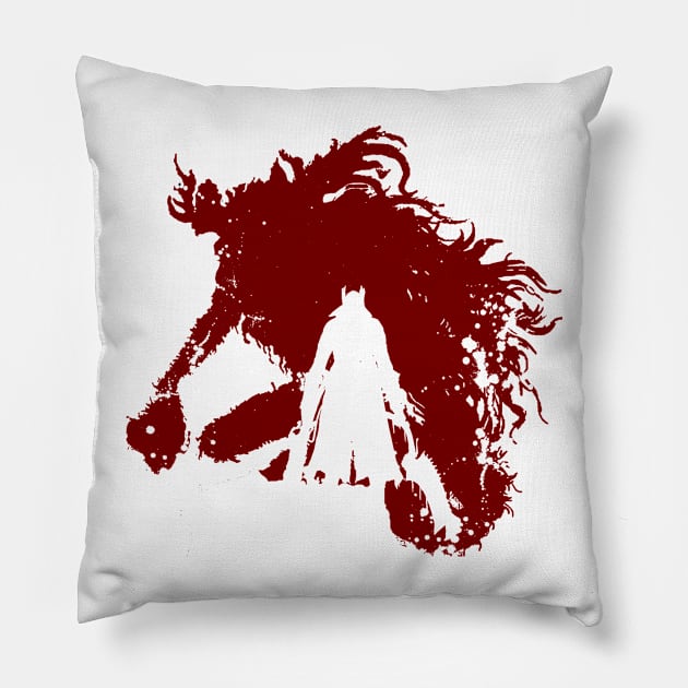 Hail the Nightmare (R) Pillow by KingVendrik