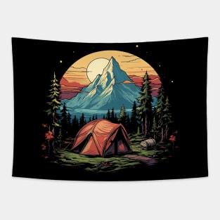 Funny Camping Hiking Lover Tapestry