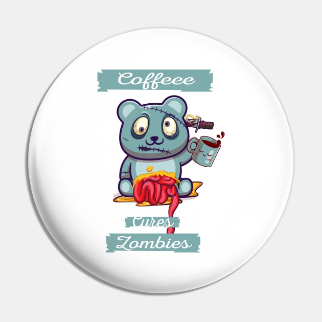 Coffee zombie bear coffee cures zombies gift for bears lovers coffee addict zombie lovers. Pin by Mikaels0n