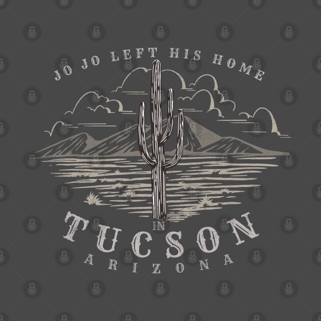 Jo Jo left his home in Tucson Arizona - vintage design by BodinStreet