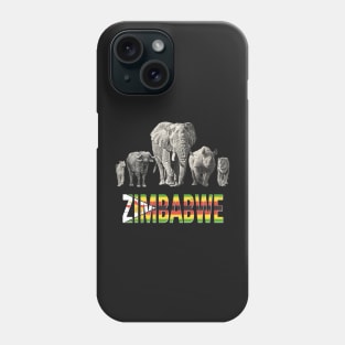 Africa's Big Five Zimbabwe Pride Wildlife Phone Case