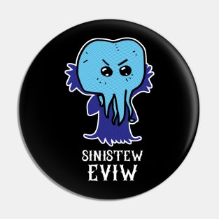 D20 Kawaii Cute Sinister Evil Mindflayer Pin