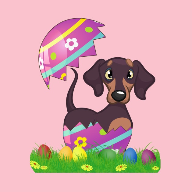 Easter dachshund easter funny gift by DODG99