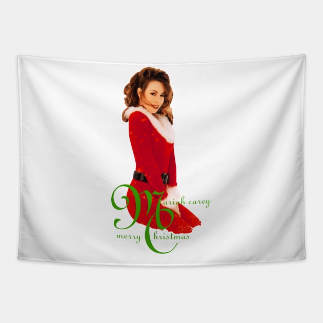 90s Mariah Carey Christmas Tapestry by Popstars