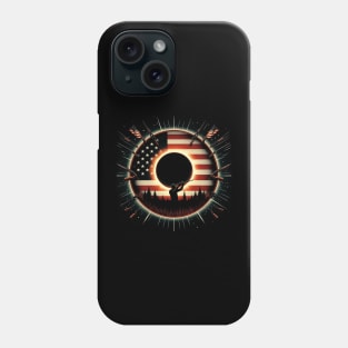 Solar Eclipse 2024 Design Hunting and the American Flag Phone Case