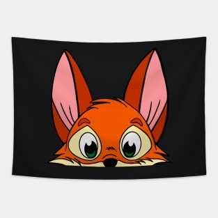 Pop-Up-Fox Landing Strip Tapestry