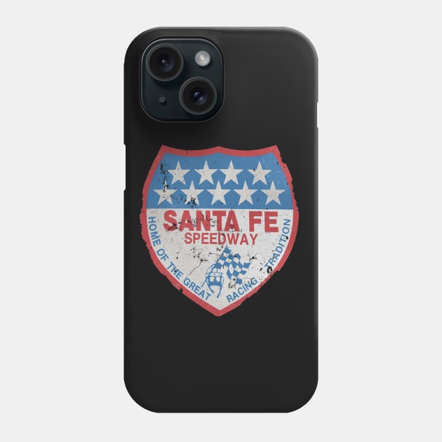 Santa Fe Speedway Phone Case by retrorockit