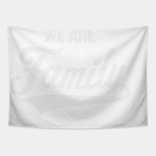 We Are Family (White) Tapestry