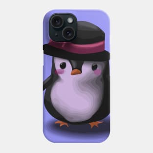 Penguin with Cute Pink Hat Phone Case