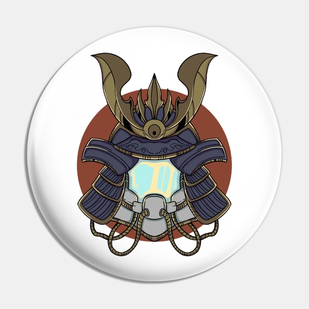 Astro samurai Pin by 995dsgn