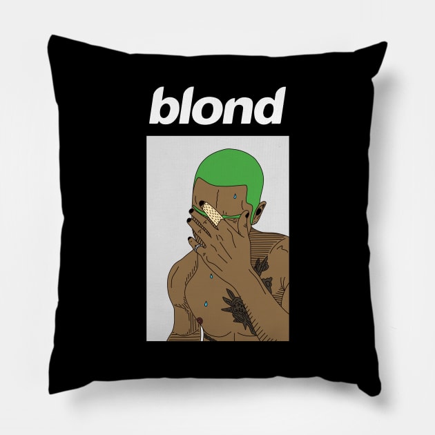 Blonde - Frank Ocean Pillow by JamesLoCreative