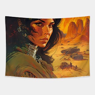 We Are Floating In Space - 103 - Sci-Fi Inspired Retro Artwork Tapestry