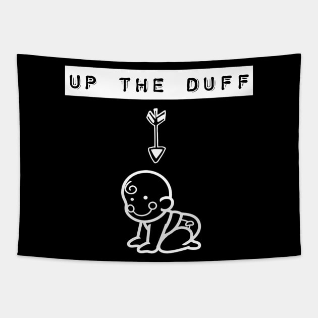 Up The Duff London Quote Tapestry by EmmaFifield