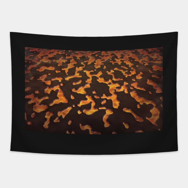 Lava Eruption Tapestry by BethsdaleArt