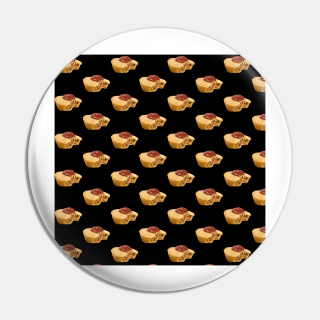 Meat Pie - Black Pin by IslandofdeDolls