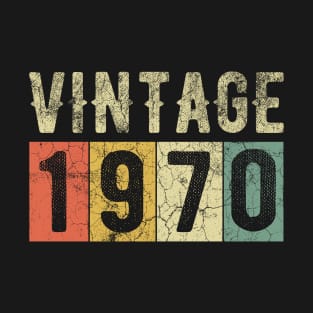 Vintage 1970 - Birthday T-Shirt