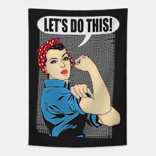 Rosie The Riveter Tapestry