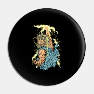 God of Greek mythology - Jupiter Zeus Pin